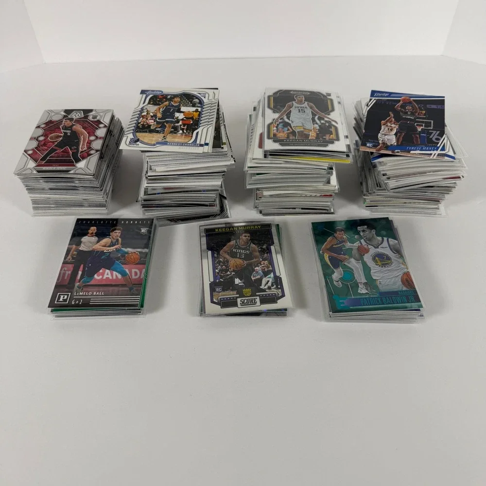 393 NBA Rookie Card Lot Panini Prizm Optic Select Mosaic Banchero Holmgren Smith